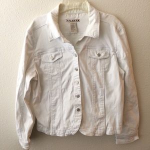 Women’s white jean/ denim jacket